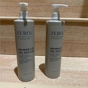 Zero% set of 2 jumbo size Shower Gel - Gray 15oz each